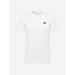 Nike Sportswear Tricou 'Club' negru / alb