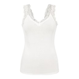 PIECES Top 'PCBarbera' alb