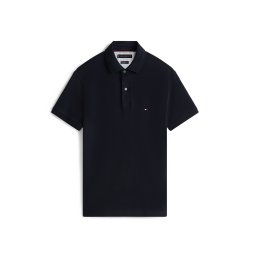 TOMMY HILFIGER Tricou 'CORE 1985 REGULAR POLO' albastru noapte / roșu / alb