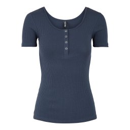 PIECES Tricou 'Kitte' albastru marin