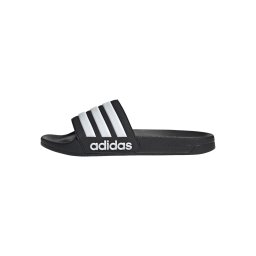 ADIDAS PERFORMANCE Saboți 'Adilette' negru / alb
