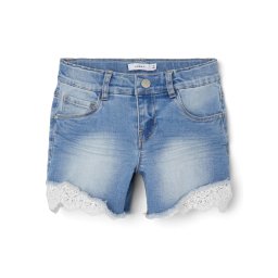NAME IT Jeans 'Salli' albastru deschis / alb murdar
