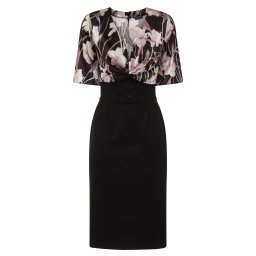 HotSquash Rochie 'Emma' roz pal / negru / alb