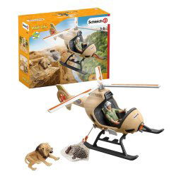 Schleich Wild Life Helicopter Tierrettun - 42476