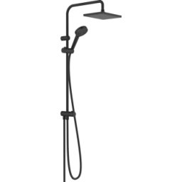 Set de dus fix si mobil Hansgrohe Vernis Shape 1 jet EcoSmart Reno, negru mat -26289670