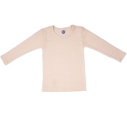 Bluza lână merinos si mătase - Natur, Cosilana