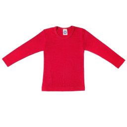 Bluza lână merinos si mătase - Red, Cosilana