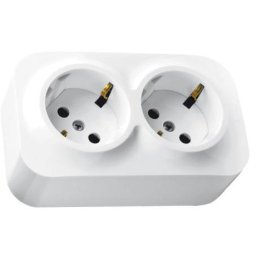 Priza dubla schuko aparenta Legrand Forix 782413