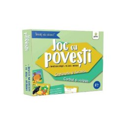Joc cu povesti: Greierele si furnica. Corbul si vulpea 5 ani+