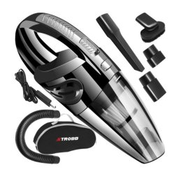 Aspirator auto wireless fara sac 120W, filtru HEPA, acumulator 2000 mah, negru