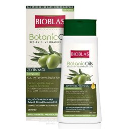 Sampon Bioblas Botanic Oils cu ulei de masline pentru par uscat si deteriorat, 360 ml