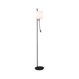 Lampadar LED TOKYO 1xE27/40W/230V + LED/3W negru/alb