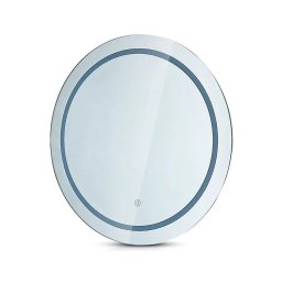 Oglindă baie LED încălzită, iluminare 25W, IP44, 3000K/4000K/6400K