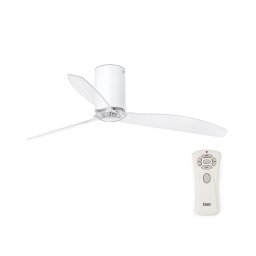 Ventilator de tavan FARO 32039 MINI TUBE VENTIL transparent d. 128 cm + telecomandă