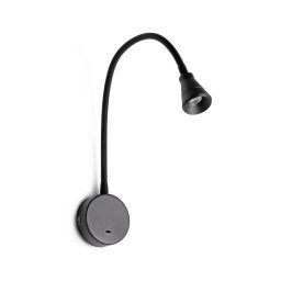 Veioză LED flexibilă FARO 41030 BEL LED/3W/230V negru