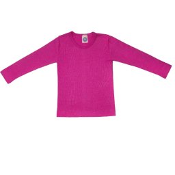 Bluza lână merinos si mătase - Pink, Cosilana