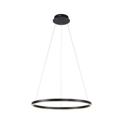 Leuchten Direkt 15394-13-LED Lustr RITUS LED/30W/230V negru dimabil