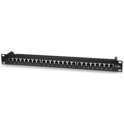 Patch Panel Intellinet 24 porturi, FTP, Cat5e ecranat, 1U pentru rack 19" "513487