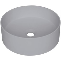 SILIA Lavoar din granit - rotund - gri metalic CQS_SU4S