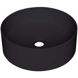 SILIA Lavoar din granit - rotund - negru CQS_NU4S