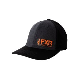 Șapcă Baseball - FXR CAST PRO FISH · Negru / Portocaliu-Fluo