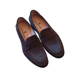 Loafers piele intoarsa Gentlemen`s Corner - Maro