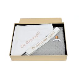 Trusou botez Essential Gri