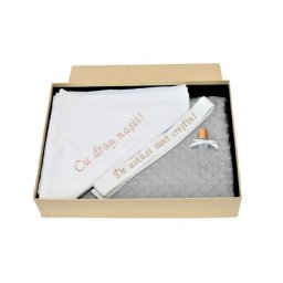Trusou botez Essential Gri