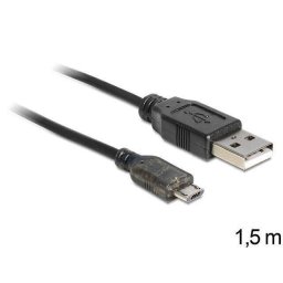 Delock cable USB micro AM-MBM5P 2.0 + LED charging status 1.5M