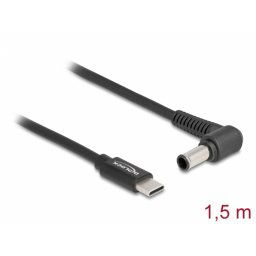 Cablu de alimentare laptop USB type C la Sony 6.0 x 4.3 mm 20V/3A 1.5m, Delock 87981