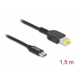 Cablu de alimentare laptop USB type C la Lenovo 11.0 x 4.5 mm 20V/3A 1.5m, Delock 87970