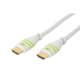 Techly Cablu monitor HDMI-HDMI M/M 1.4 Ethernet 3D 4K, 5m, alb