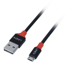 Cablu Lindy 1m USB 2.0 Type A - MicroUSB