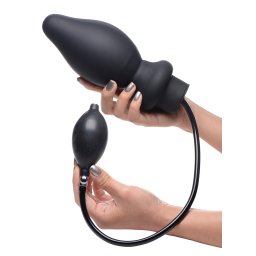 Master Series Ass-Pand Large Inflatable Silicone Anal Plug Black