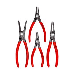 Set 4 clesti de precizie KNIPEX Precision Circlip pentru inele de siguranta interioare si exterioare, pentru alezaje si arbori, fabricat in Germania 00 20 03 SB