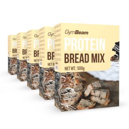 GymBeam Amestec pentru pâine proteică Protein Bread Mix 5 x 500 g natural