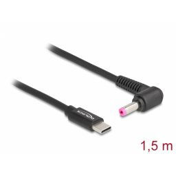 Cablu de alimentare laptop USB type C la HP 4.8 x 1.7 mm 20V/3A 1.5m, Delock 87973