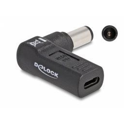 Adaptor de alimentare laptop USB type C la HP 7.4 x 5.0 mm M-T 19.5V/3A, Delock 60005