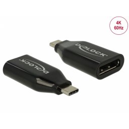 Adaptor USB-C la Displayport (DP Alt Mode) 4K 60Hz HDR T-M, Delock 64151