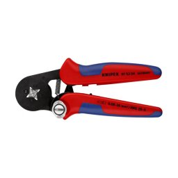 Cleste sertizare KNIPEX cu autoreglare pentru pini terminali si ferule, acces lateral, 180 mm, fabricat in Germania 97 53 04