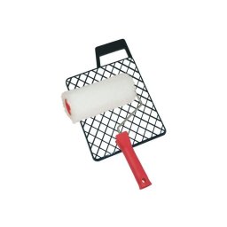 Set Rola verde din poliacril 240m, cu gratar din PVC si folie de protectie