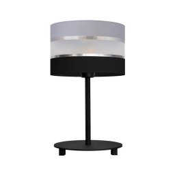 Lampă de masă HELEN 1xE27/15W/230V neagră/gri/argintie