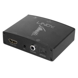 Media convertor Lindy HDMI 4K Audio Extractor with bypas