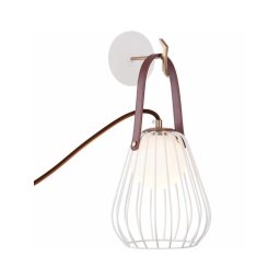 Lampă de perete MEMORY 1xG9/4W/230V albă/maro Klausen 101021
