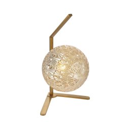 Lampă de masă JUNO 1xE27/7W/230V bej/auriu Klausen 108003