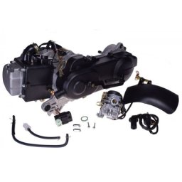 Motor echipat scuter chinezesc 4T, 80cc (capac 43cm, ax 50mm)