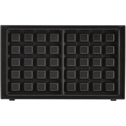 Set placi gofre/vafe Cuisinart, pentru GR50E, Negru