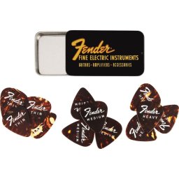 Fender Fine Electric Pick Tin 12 Pack