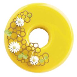 Forma Silicon PavoDecor Cercuri Forma Semiluna, 3 cavitati 13.8 x 8.4 x H 0.2 cm, 5.6 ml