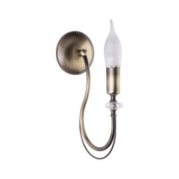 Jupiter 1635 - Aplică perete MELANI 1xE14/40W/230V alamă patină